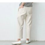 60代に合うワイドパンツ